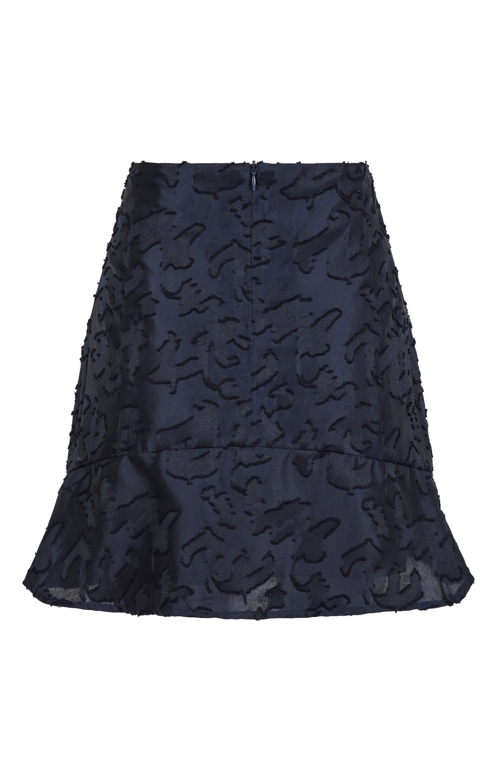 Loui Artwork kort nederdel - Navy